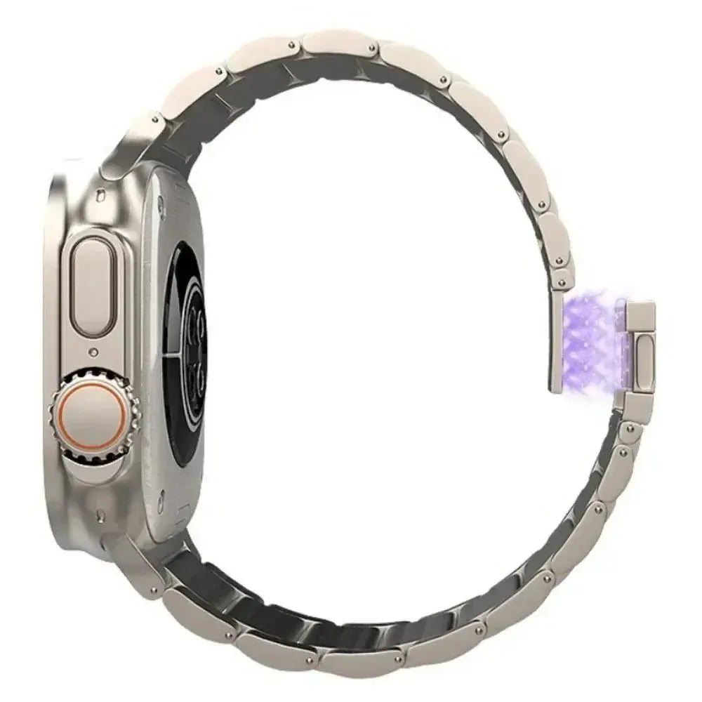 Men Titanium Band for Apple Watch Ultra 2 49mm 46mm 42mm 45 44 40 41 38mm Metal Luxury Strap for iwatch 10 9 8 7 6 5 se Bracelet Pinnacle Luxuries