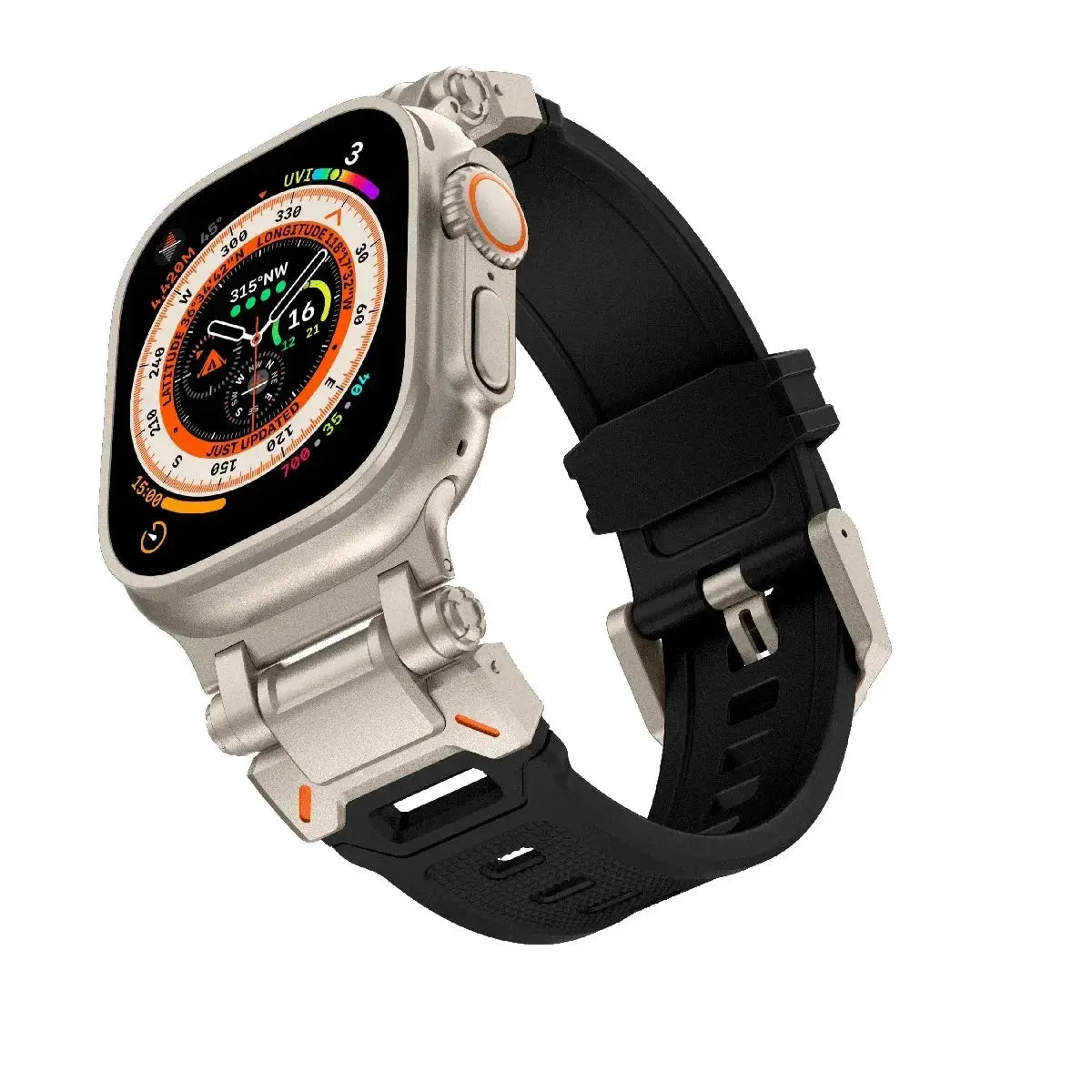 EleganceFlex Premium Silicone Band for Apple Watch - Pinnacle Luxuries