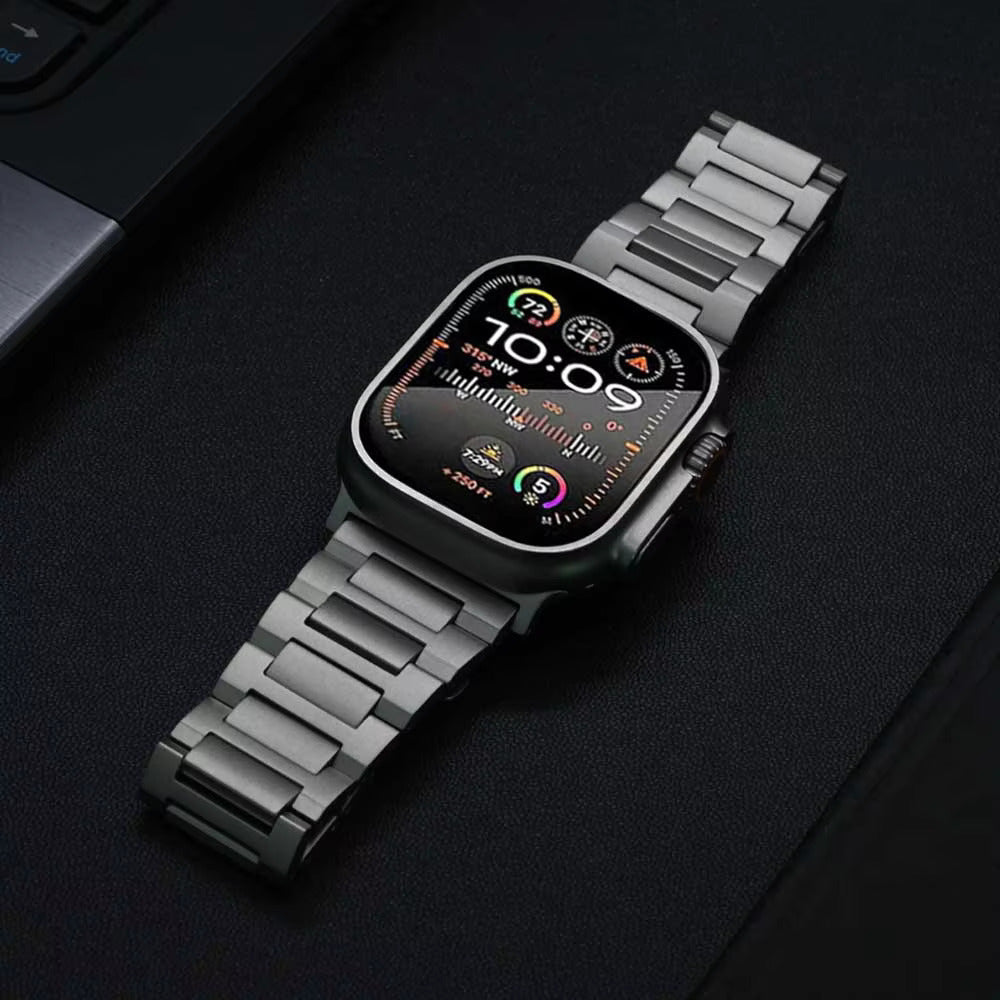 TitaniumGuard Elite Luxury Band for Apple Watch