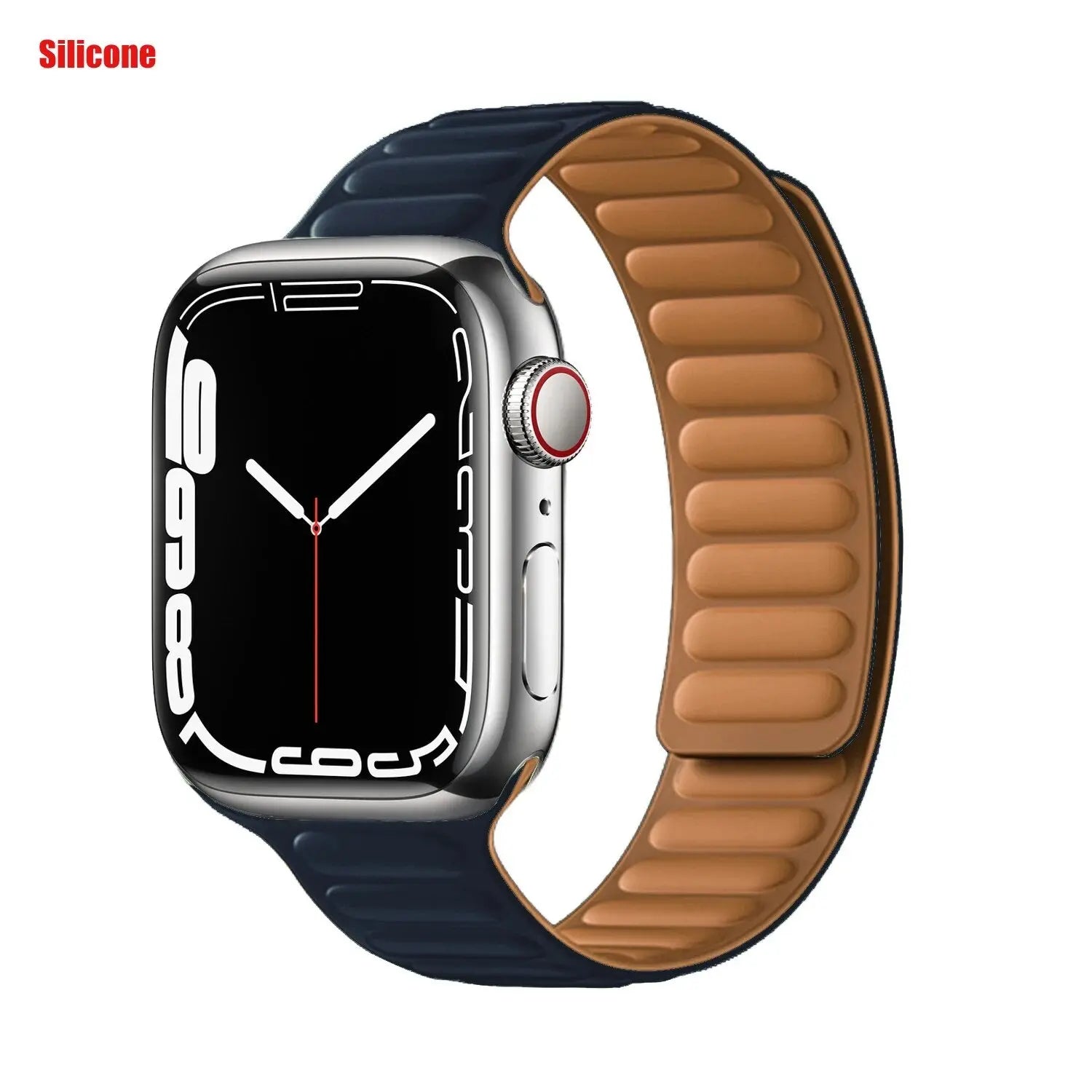 Luxe Leather Loop & Silicone Magnetic Bands for Apple Watch Series 9 & Ultra 2 - Pinnacle Luxuries