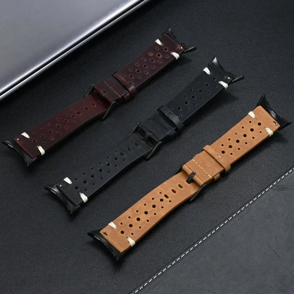 Leather Strap for Google Pixel Watch 3 45mm Wristband Replaced Accessories Band for Google Pixel Watch 3 2 1 41mm Men Bracelet Pinnacle Luxuries