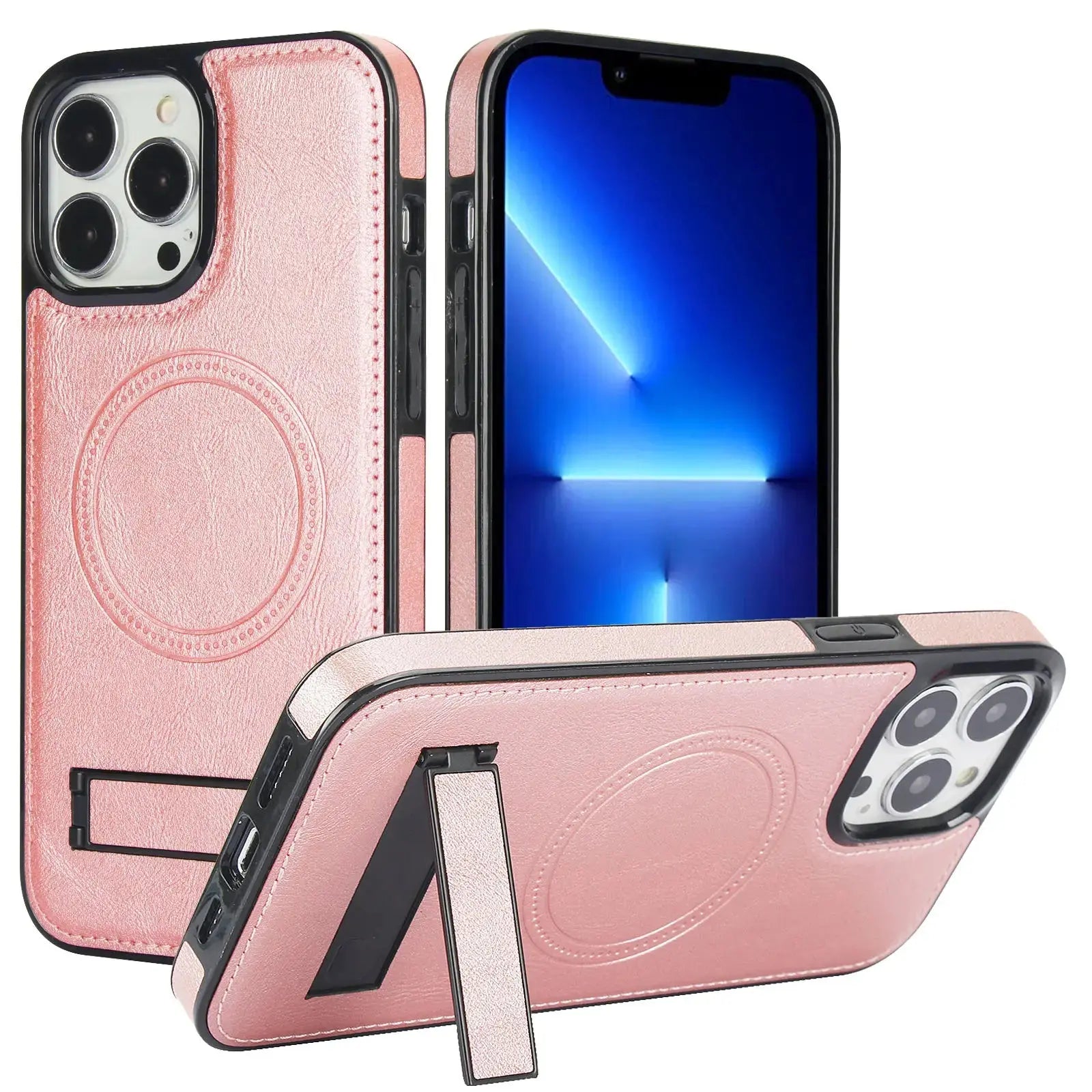 MagnoShield Pro Stand Case for iPhone 14 & 15 - Elite Defense Series - Pinnacle Luxuries