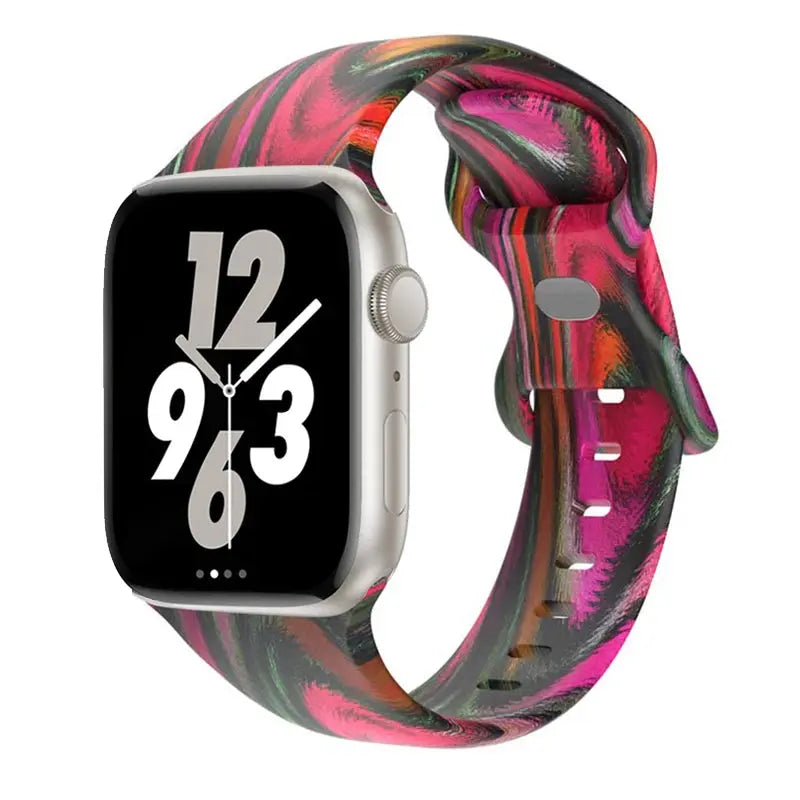 FlexPrint Silicone Style Band for Apple Watch - Pinnacle Luxuries