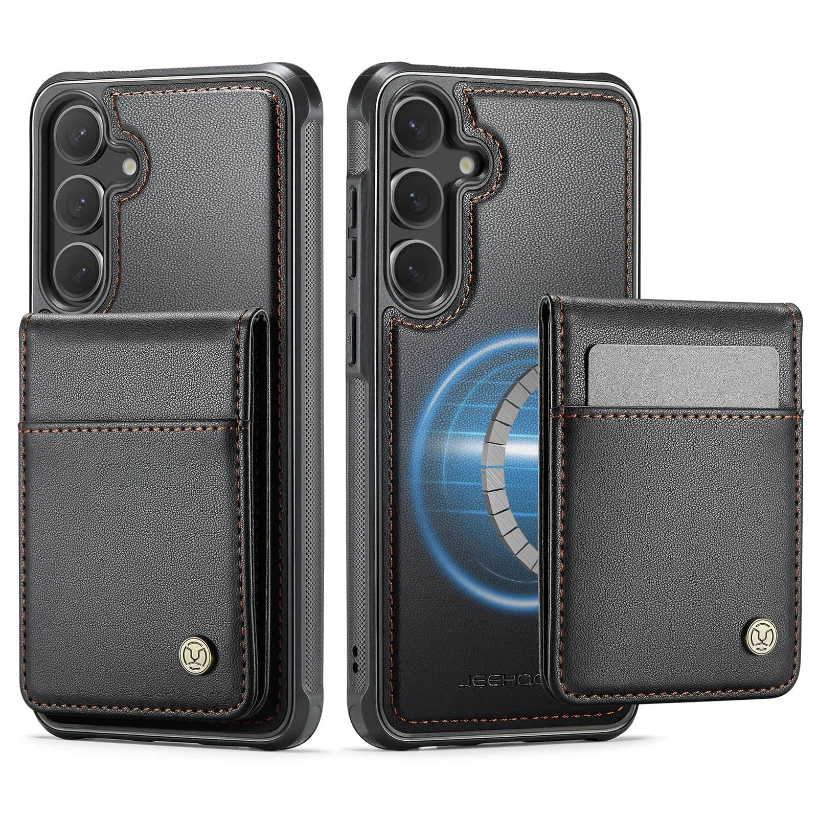 Premium Magnetic Wallet Case for Samsung Galaxy S25, S24, and Ultra – 2-in-1 Detachable Design