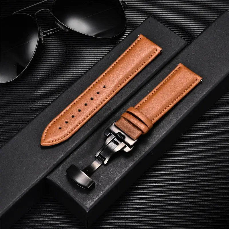 LuxeLeather Genuine Calfskin Watchband - Pinnacle Luxuries