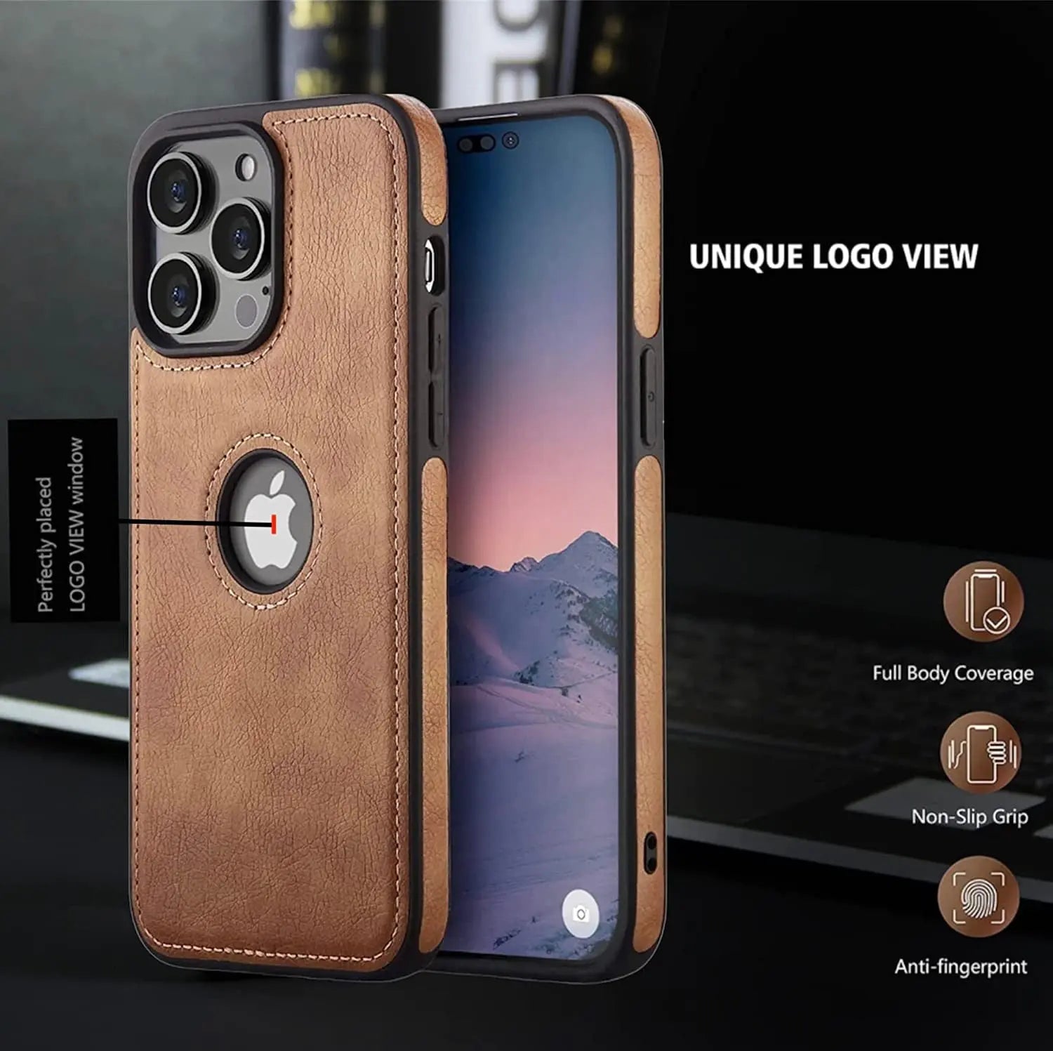 Pinnacle Premium Leather Phone Case For iPhone 14 - Pinnacle Luxuries